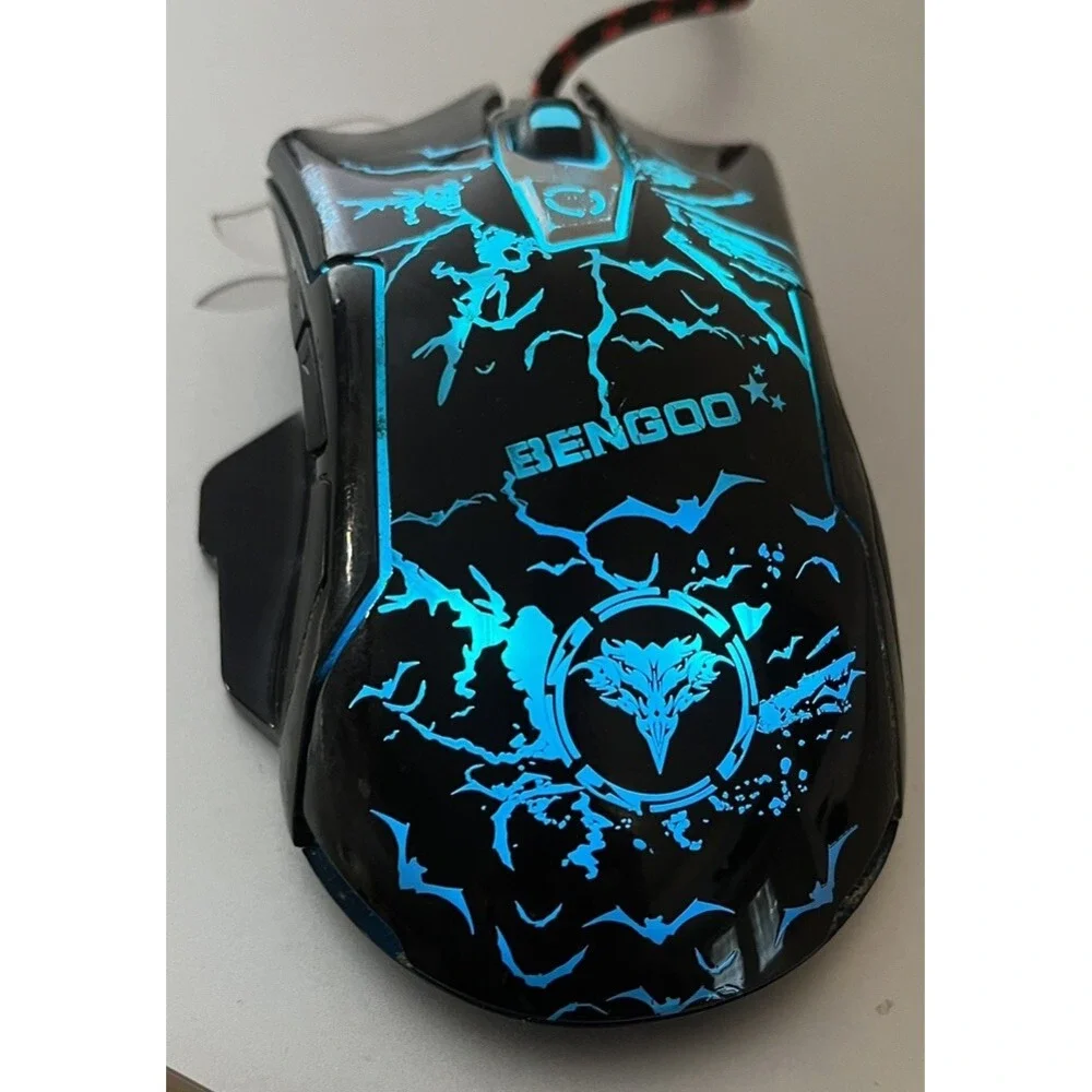 Bengoo Gaming Mouse Wired Advanced Game Chip Multicolor Light Ergonomic Design